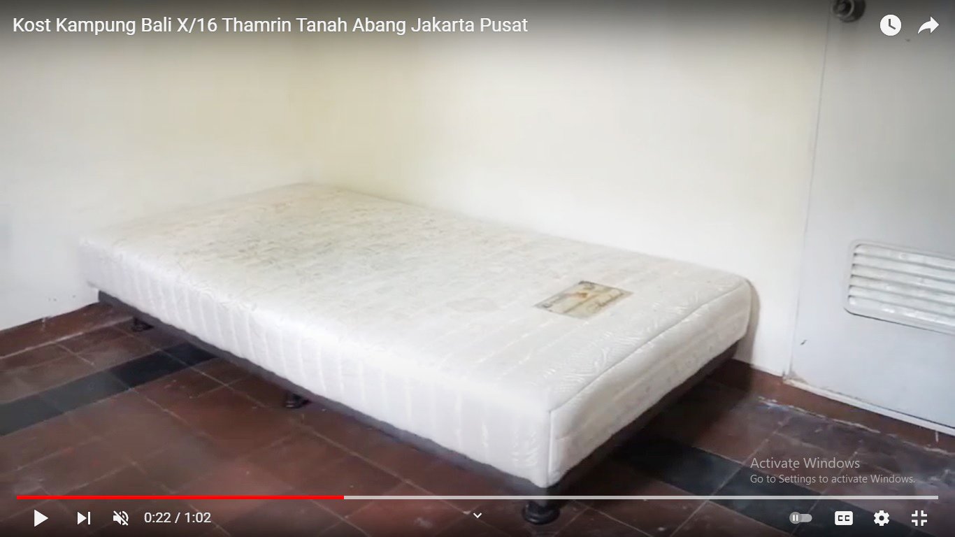 Kost Putra di Tanah Abang Dekat Grand Indonesia, MRT Bunderan HI, Bank Indonesia dan Sarinah - 5