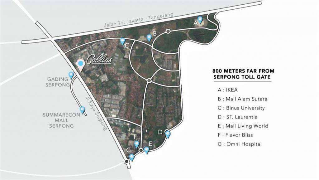 Dijual Cepat (JUAL RUGI) Apartemen Hyde Residence - Collins Boulevard Tangerang - GRAND Studio with Balcony - 10
