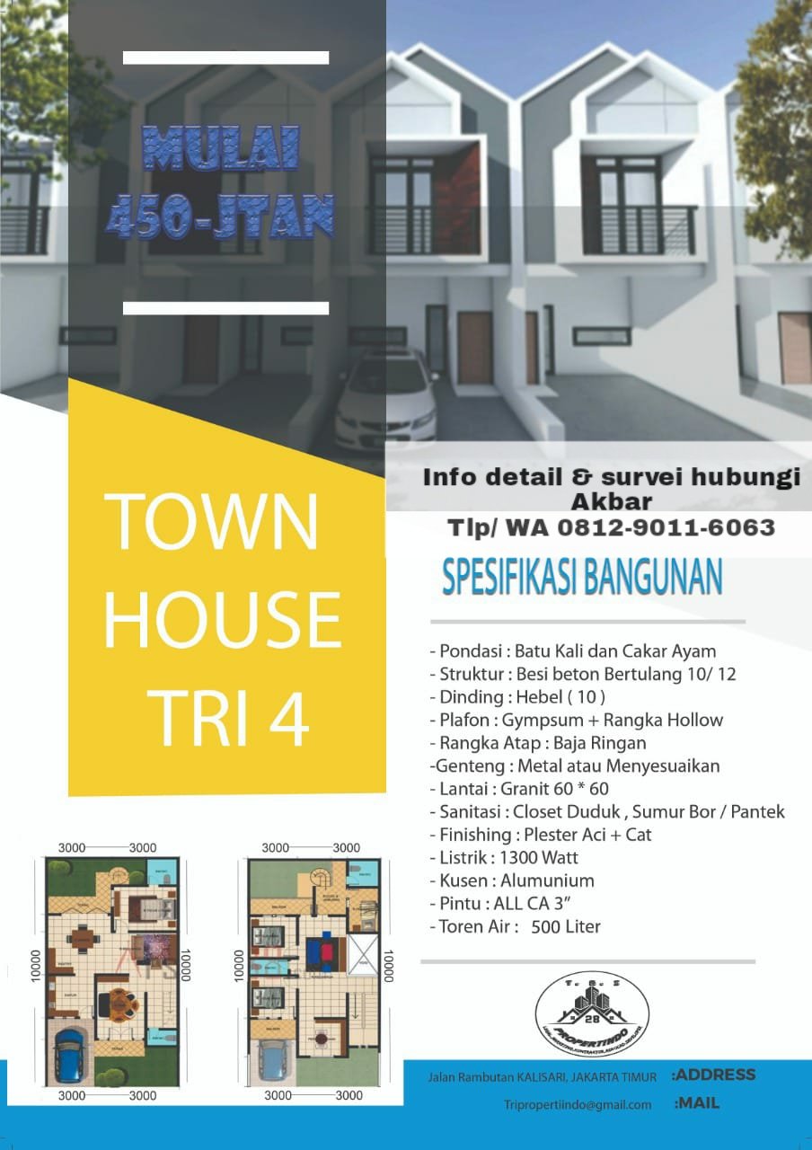Rumah Murah Ciracas Kalisari Jakarta Timur - 1