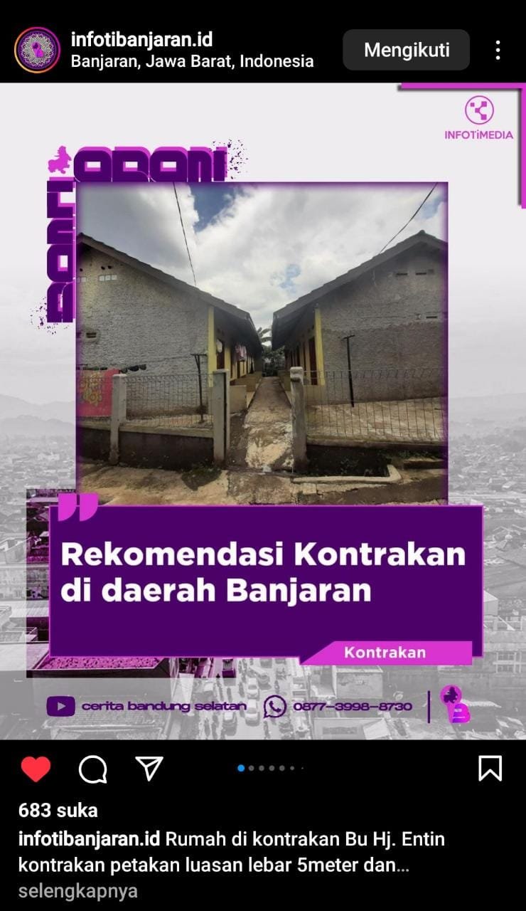 Rumah di kontrakan strategis gratis air dan listrik wilayah Banjaran Bandung Selatan jawa barat - 52