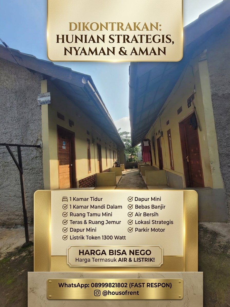 Rumah kontrakan gratis air dan listrik wilayah Banjaran Bandung Selatan jawa barat - 144