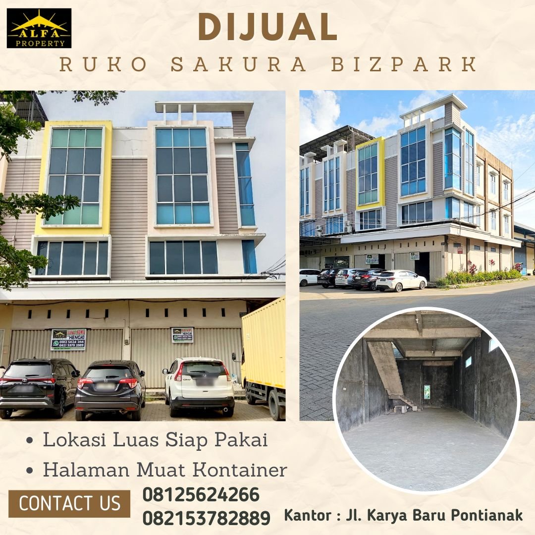 Dijual Ruko Sakura Bizpark Kota Pontianak - 3