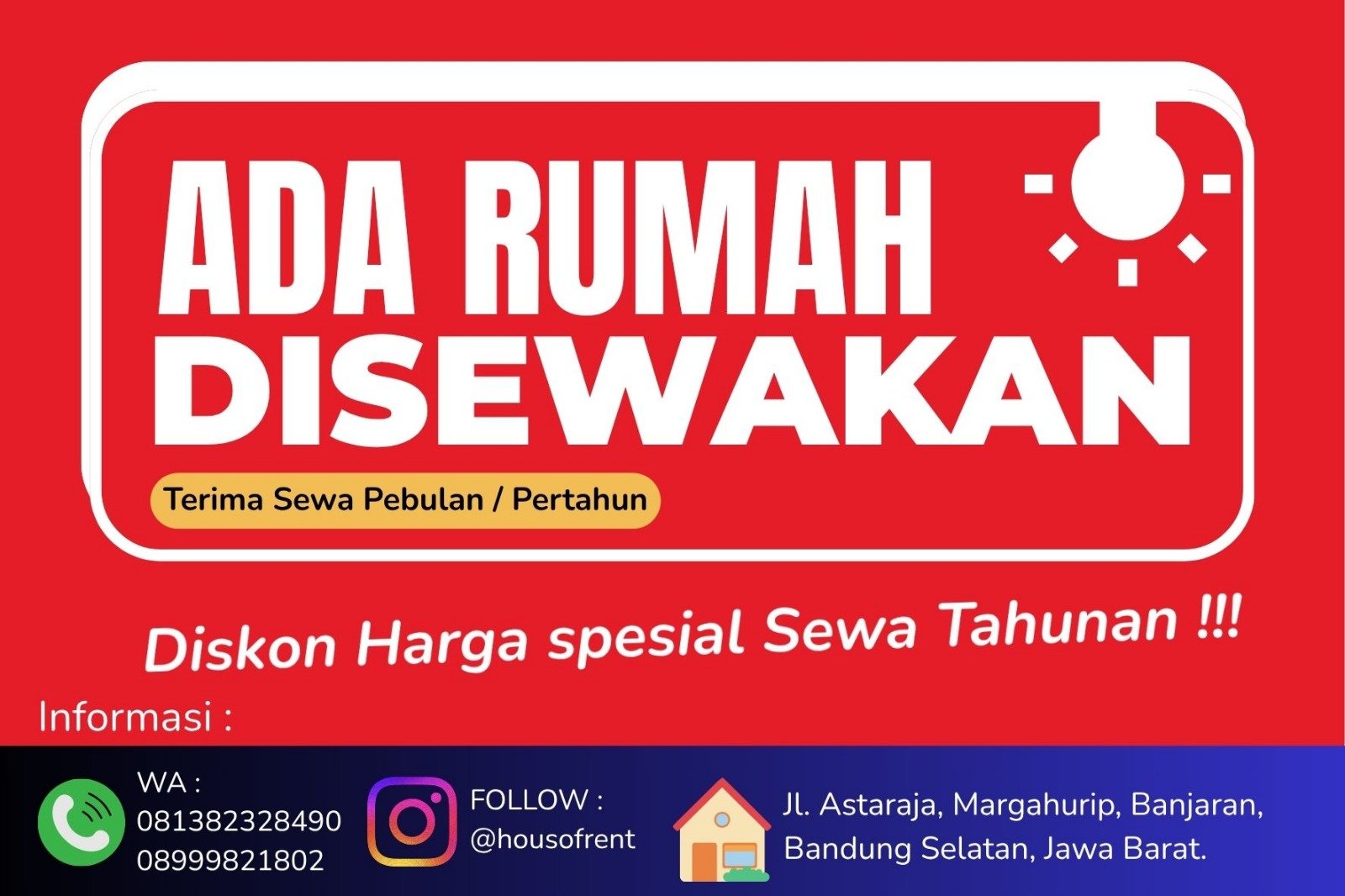 Rumah di kontrakan strategis gratis air dan listrik wilayah Banjaran Bandung Selatan jawa barat - 106