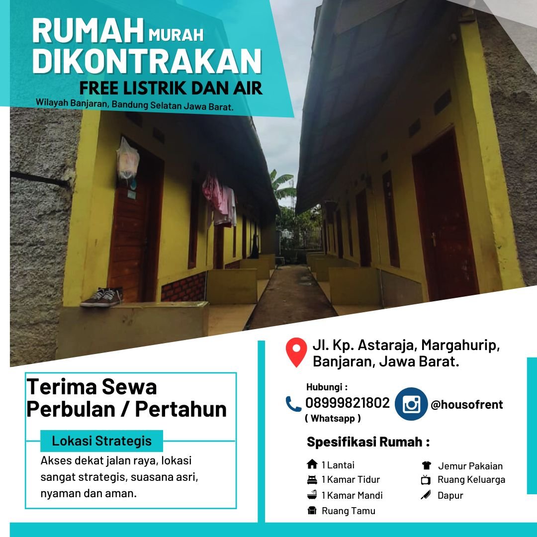 Rumah di kontrakan strategis gratis air dan listrik wilayah Banjaran Bandung Selatan jawa barat - 62