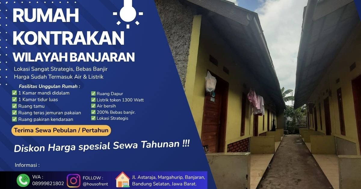 Rumah di kontrakan strategis gratis air dan listrik wilayah Banjaran Bandung Selatan jawa barat - 98