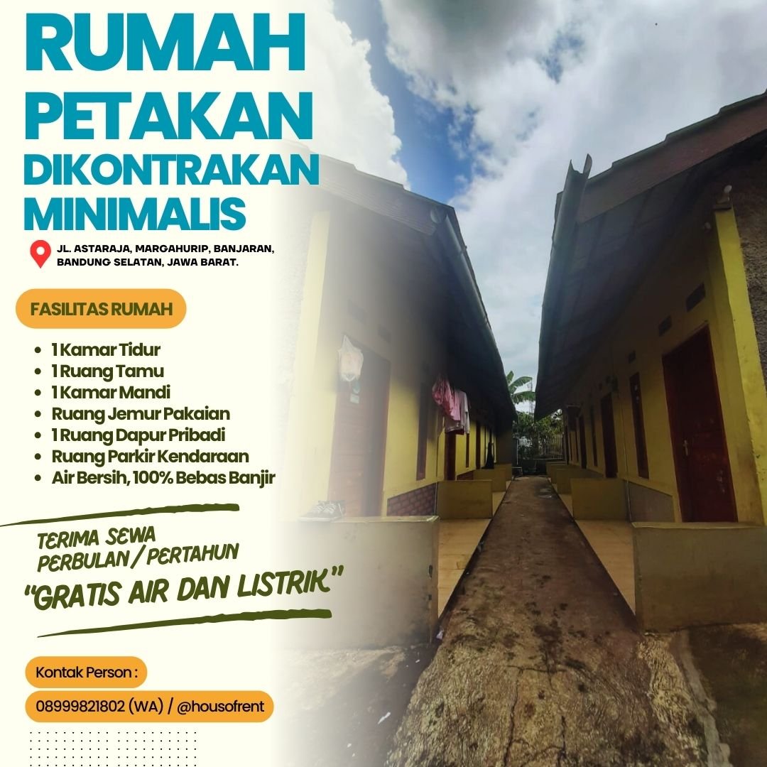 Rumah di kontrakan strategis gratis air dan listrik wilayah Banjaran Bandung Selatan jawa barat - 82
