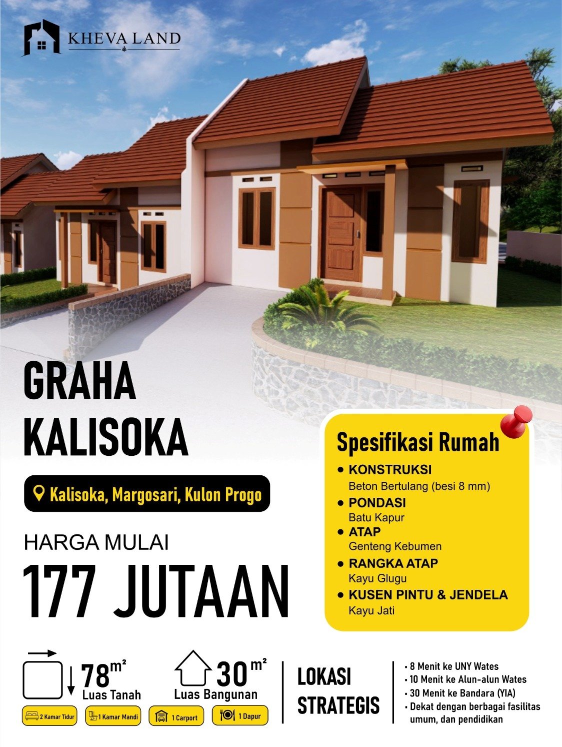perumahan murah di kulon progo yogyakarta - 4