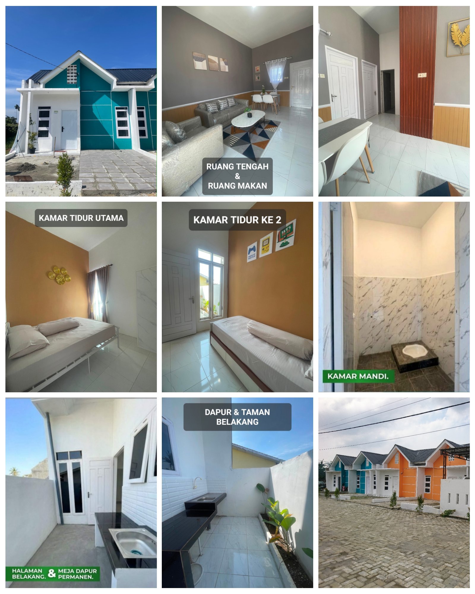 Dijual Perumahan rumah Subsidi bintang mencirim 2 di Daerah sei mencirim 15 menit ke Sunggal Dp 1 juta - 14