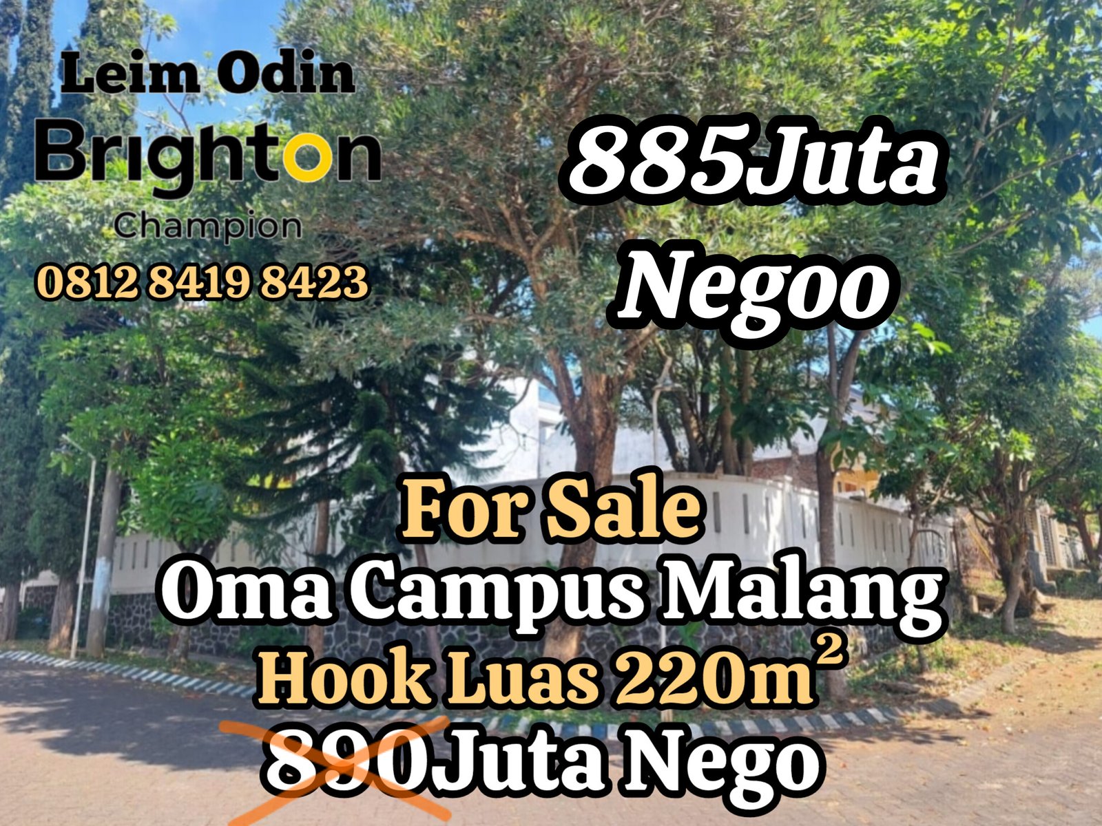 TANAH DIJUAL MURAH HOOK OMA CAMPUS VILLA BUKIT SENGKALING MALANG - 2