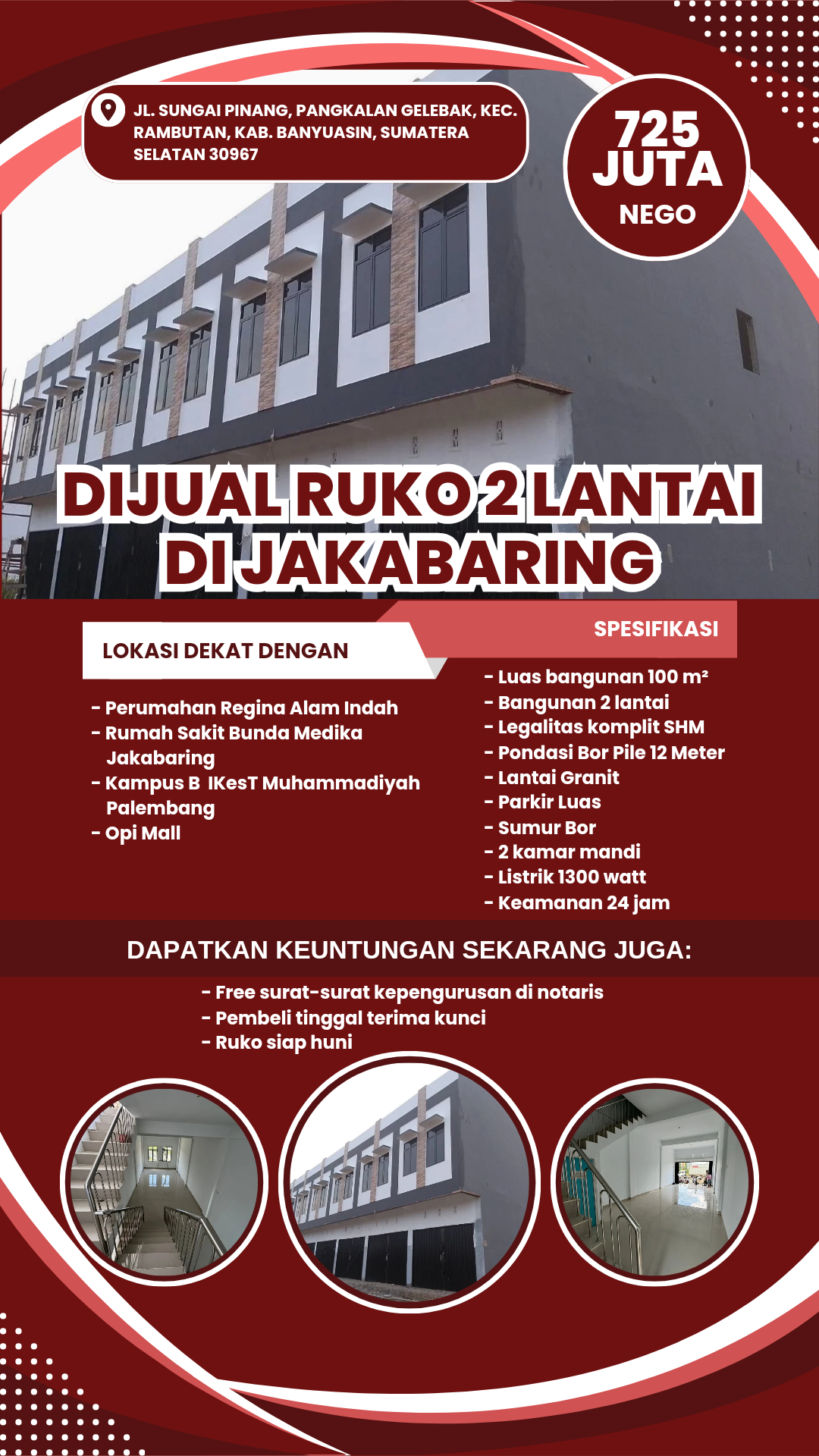 DIJUAL RUKO 2 LANTAI DI JAKABARING - 10