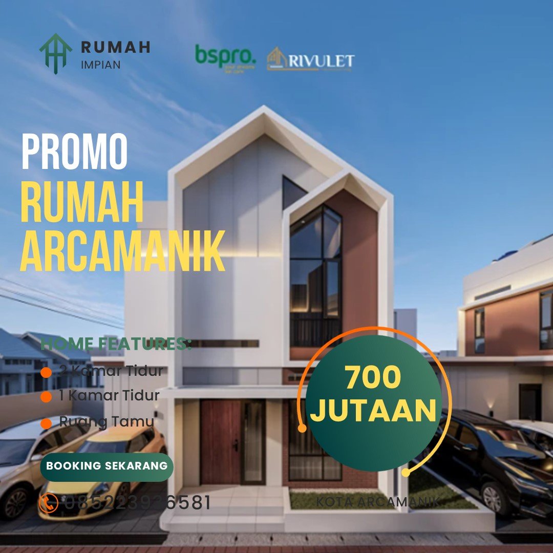 Jual rumah modern 2 lantai bisa dicicil di Arcamanik didekat sport jabar - 3