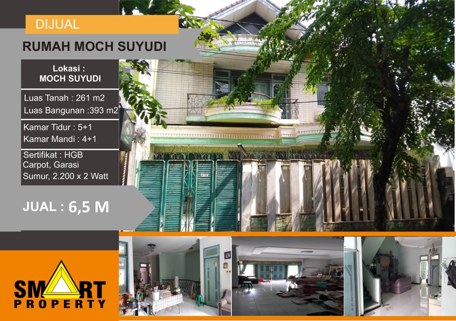 Jual Cepat Rumah Tengah Kota Jalan Moch Suyudi, Strategis diantara Jl Thamrin dan Gajahmada Semarang - 2