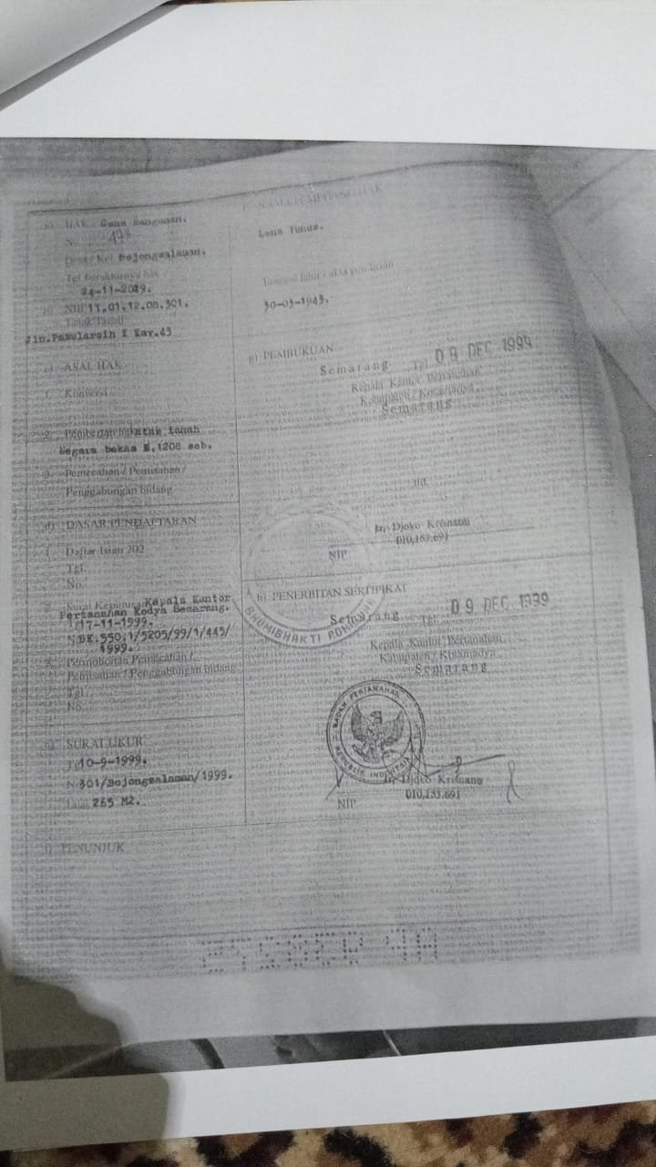Tanah di Pamularsih Tanpa Perantara - 3