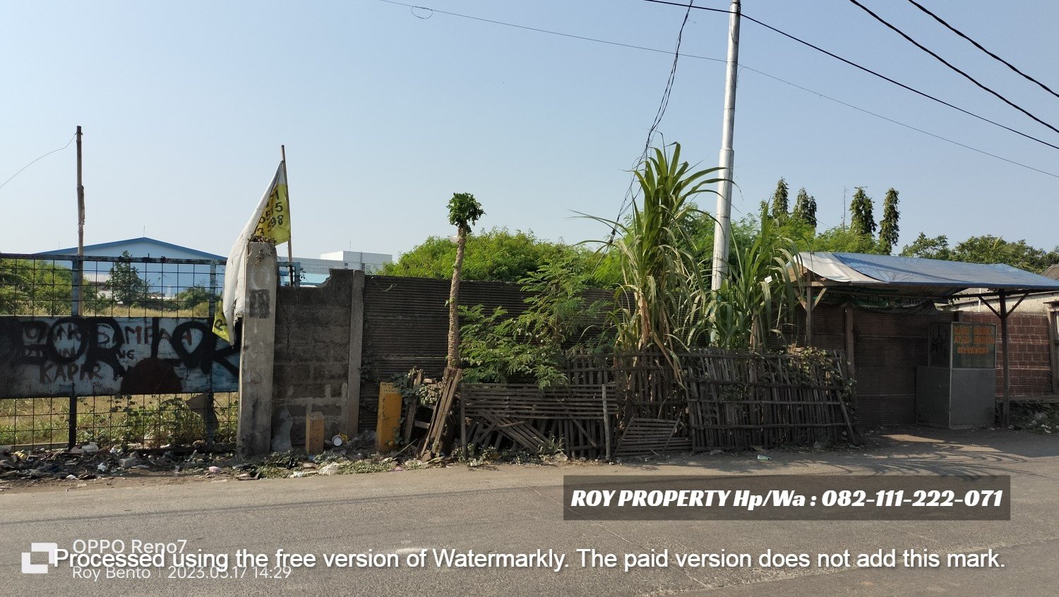Dijual Tanah di Marunda Luas 7585 m2 Dekat Pintu Tol Marunda COCOK BUAT GUDANG DAN POOL MOBIL - 9