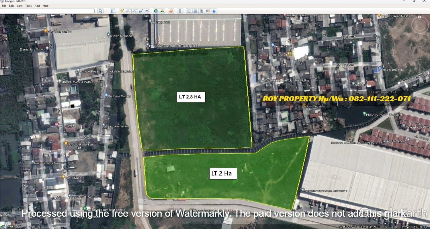 Disewakan Tanah Open Yard di Marunda Seluas 4.9 Ha Area Industri dan Gudang - 29
