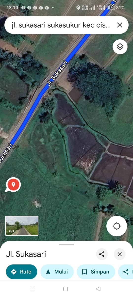 Dijual Tanah Sawah Produktif Pinggir Jalan Di Kota Tasikmalaya - 12