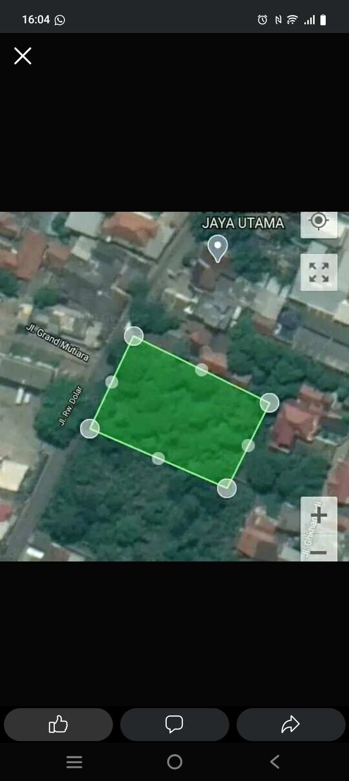Tanah bagus sudah ada pagar di Jati Sampurna Bekasi. - 11