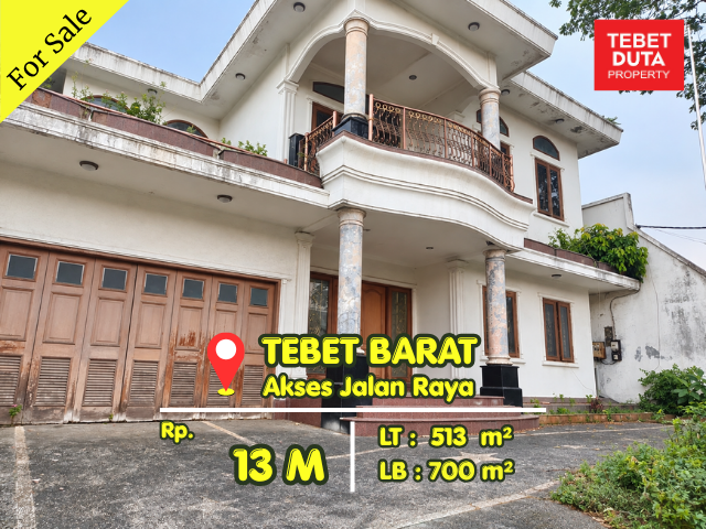 Dijual Murah Rumah Tebet Barat Lokasi Strategis Akses Jalan Raya (BU) - 2