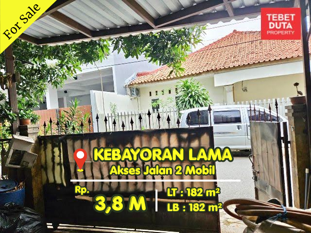 Dijual Cepat Rumah Kebayoran Lama Lokasi Sangat Strategis Dekat PIM Akses 2 Mobil - 2