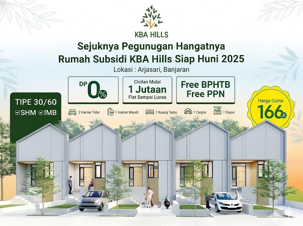 [UNIT TERBATAS] RUMAH SUBSIDI VIEW GUNUNG DI ARJASARI – DP 0% 166JT ! - 28