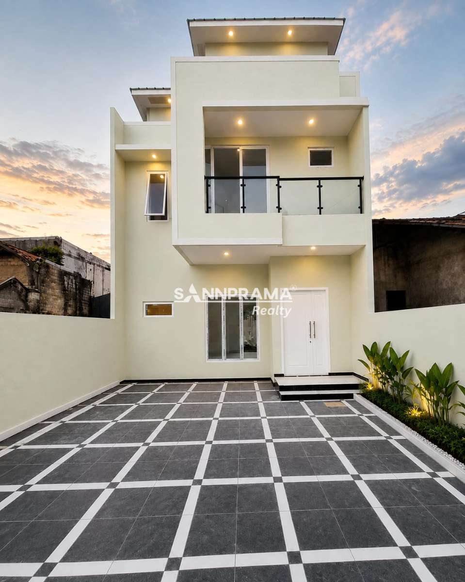 Rumah 2 lantai Modern Tropis di Mampang Depok - 2