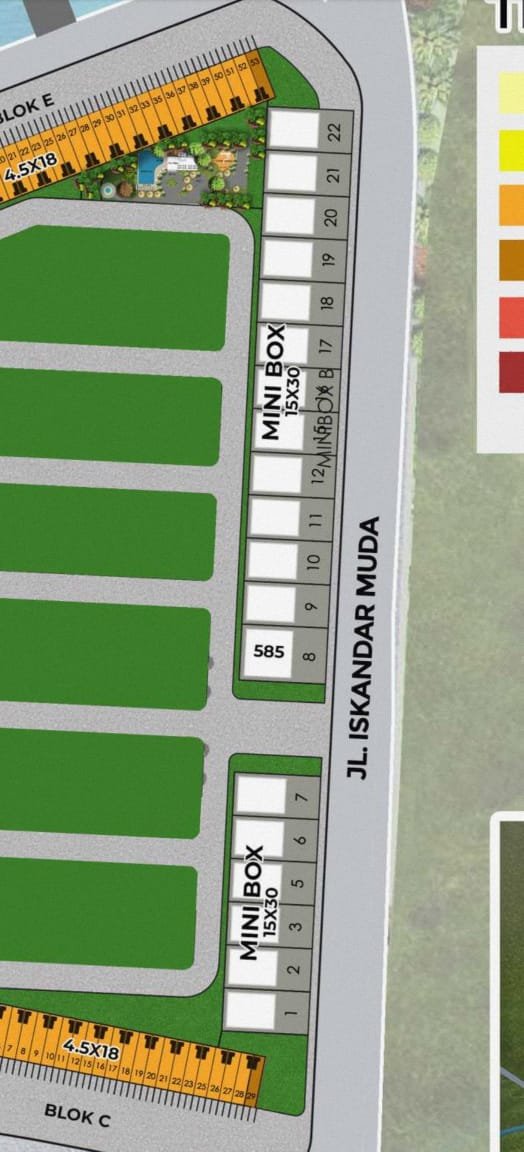 Dijual Kavling Komersial Mega Kuningan, Mini Box, Jln. Iskandar Muda, PIK 2 - 6