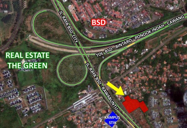 Disewakan Tanah di Jl. Rawa Buntu/ Jl. Kapt Subianto, BSD City, Tangerang Selatan - 8